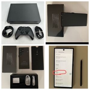Xbox 1 X With 3 Discs, And A Brand New 230GB Smart Phone
